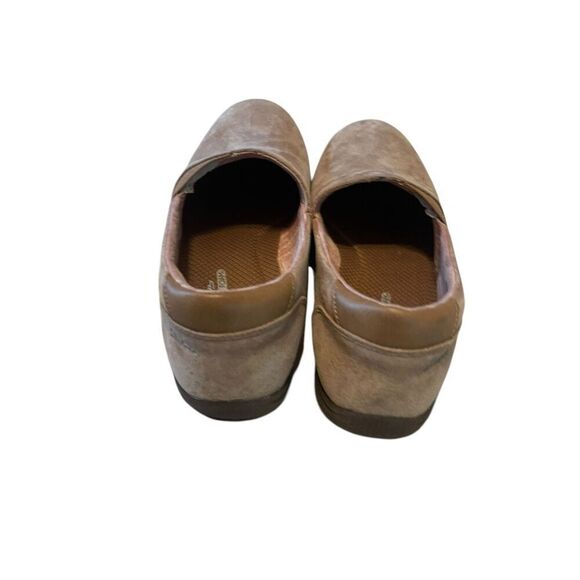Skechers Womens Tan Leather Memory Foam Loafers Size 9.5 - Picture 8 of 9